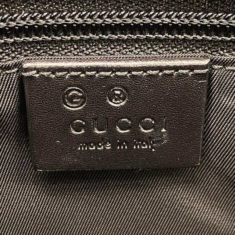 【6ia0547】グッチ トートバッグ シェリーライン 631245 ナイロン ブラック シルバー金具【中古】メンズ レディース ユニセックス