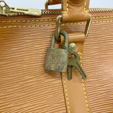 【6ia0551】ルイヴィトン ボストンバッグ エピ キーポル50 M42968 ジパングゴールド【中古】メンズ レディース ユニセックス