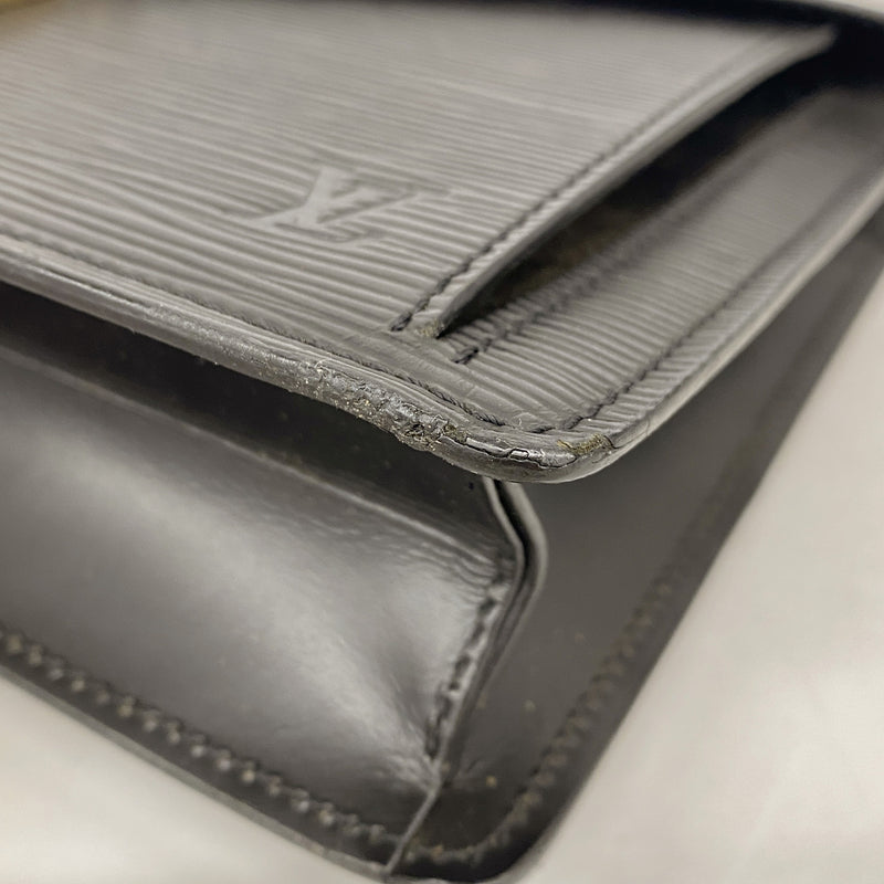 【6ia0552】ルイヴィトン クラッチバッグ エピ ポシェットセリエドラゴンヌ M52612 ノワール【中古】メンズ
