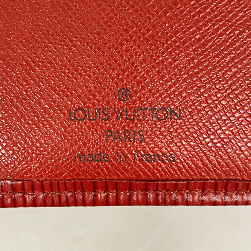 【6ia0555】ルイヴィトン 財布 エピ ポルトモネビエヴィエノワ M63247 カスティリアンレッド【中古】レディース