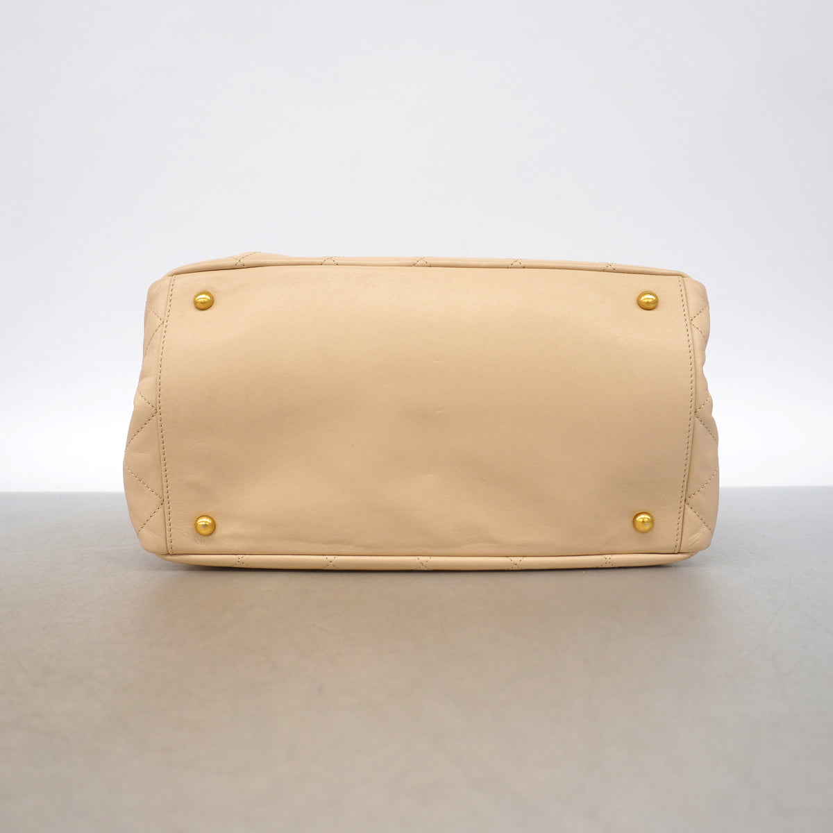 【6ia0557】シャネル ハンドバッグ チェーンショルダー インザミックス レザー ベージュ ゴールド金具 2wayバッグ【中古】レディース