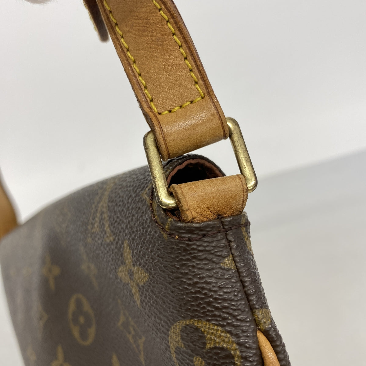 【6ia0563】ルイヴィトン ショルダーバッグ モノグラム ミュゼットタンゴショートストラップ M51257 ブラウン【中古】レディース