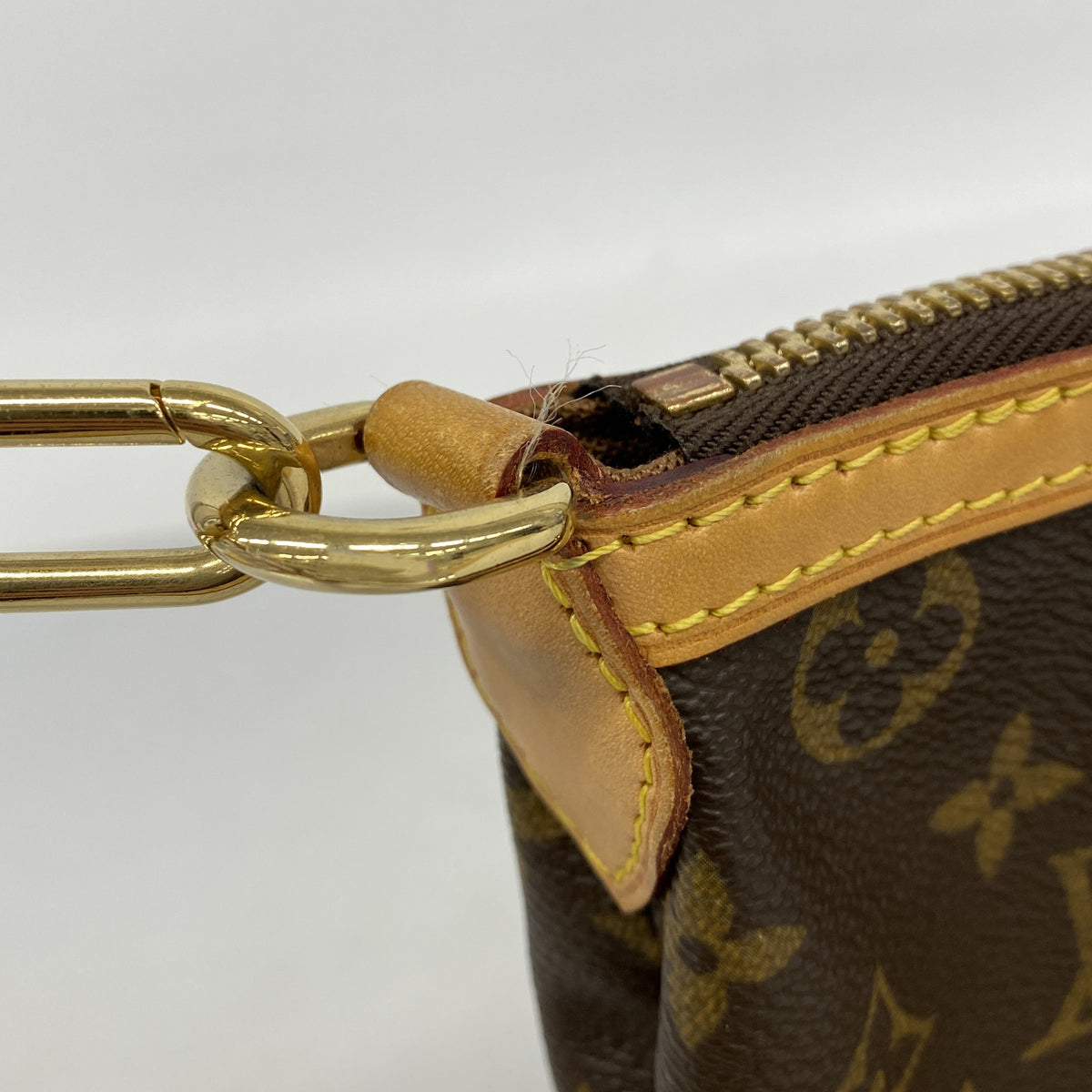 【6ia0567】ルイヴィトン ハンドバッグ モノグラム パレルモPM M40145 ブラウン 2wayバッグ【中古】レディース