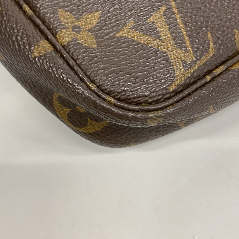 【6ia0569】ルイヴィトン ポーチ モノグラム ポシェットアクセソワール M51980 ブラウン【中古】レディース