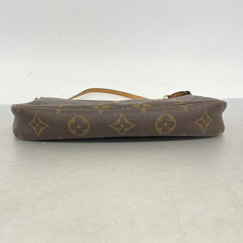 【6ia0569】ルイヴィトン ポーチ モノグラム ポシェットアクセソワール M51980 ブラウン【中古】レディース