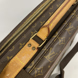【6ia0583】ルイヴィトン ボストンバッグ モノグラム サテライト53 M23356 ブラウン 2wayバッグ【中古】メンズ レディース ユニセックス