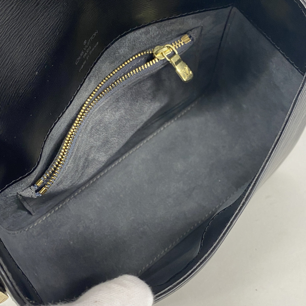 【6ia0584】ルイヴィトン ショルダーバッグ エピ ビュシ M52202 ノワール【中古】レディース