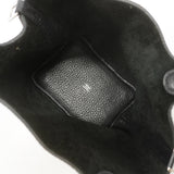 【6ia0594】エルメス ハンドバッグ ピコタンロックMM トリヨンクレマンス ブラック シルバー金具 □Q刻印【中古】レディース