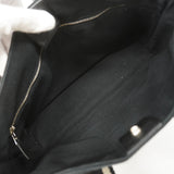 【6ia0595】エルメス ハンドバッグ トロカホリゾンタルPM キャンバス ブラック シルバー金具【中古】レディース
