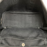 【6ia0603-k】エルメス トートバッグ ヴァルパライソPM トワルシェブロン ブラック シルバー金具【中古】レディース