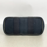 【6ia0603-k】エルメス トートバッグ ヴァルパライソPM トワルシェブロン ブラック シルバー金具【中古】レディース