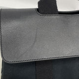 【6ia0603-k】エルメス トートバッグ ヴァルパライソPM トワルシェブロン ブラック シルバー金具【中古】レディース