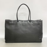 【6ia0605-k】シャネル トートバッグ エッセンシャル レザー ブラック シルバー金具【中古】レディース