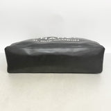 【6ia0605-k】シャネル トートバッグ エッセンシャル レザー ブラック シルバー金具【中古】レディース