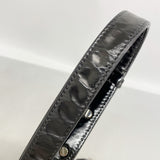 【6ia0607-k】シャネル ショルダーバッグ ボーイシャネル チェーンショルダー レザー ブラック シルバー金具【中古】レディース