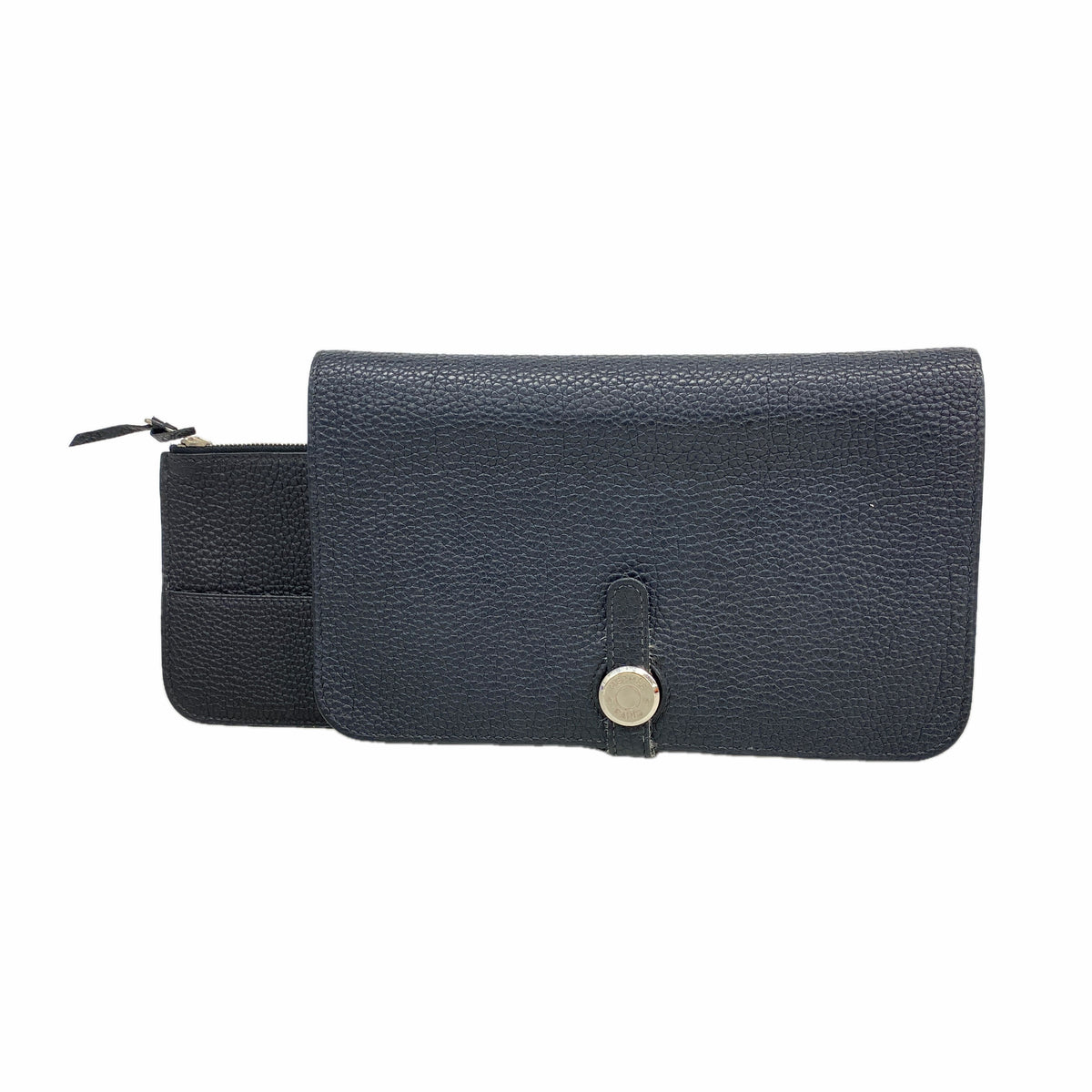 【6ia0615】エルメス 長財布 ドゴンGM トゴ ブラック ゴールド金具 □J刻印【中古】メンズ レディース ユニセックス
