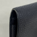 【6ia0615】エルメス 長財布 ドゴンGM トゴ ブラック ゴールド金具 □J刻印【中古】メンズ レディース ユニセックス