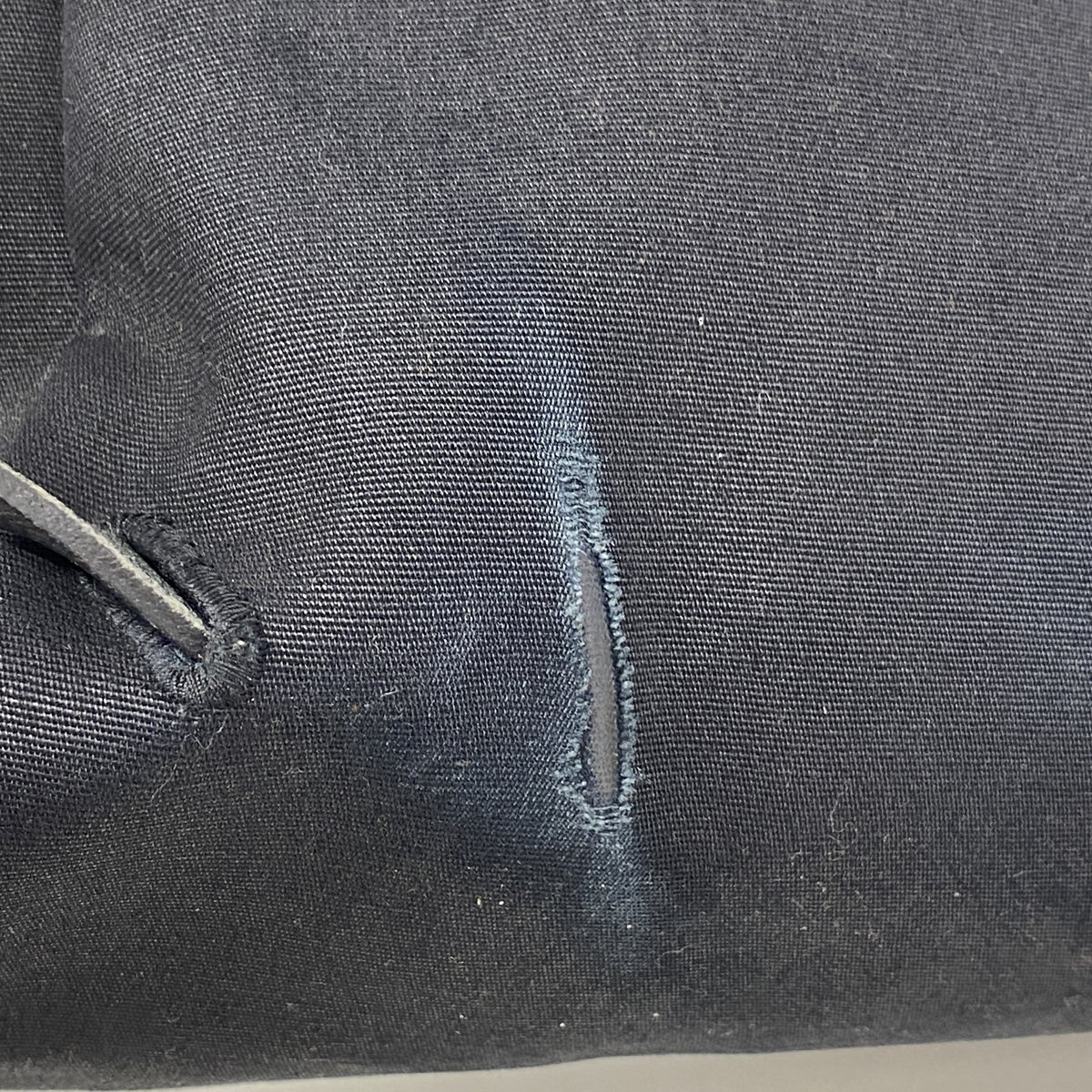 【6ia0617】エルメス リュック・デイパック エールバッグアドMM トワルオフィシエ ブラック シルバー金具 □H刻印【中古】レディース
