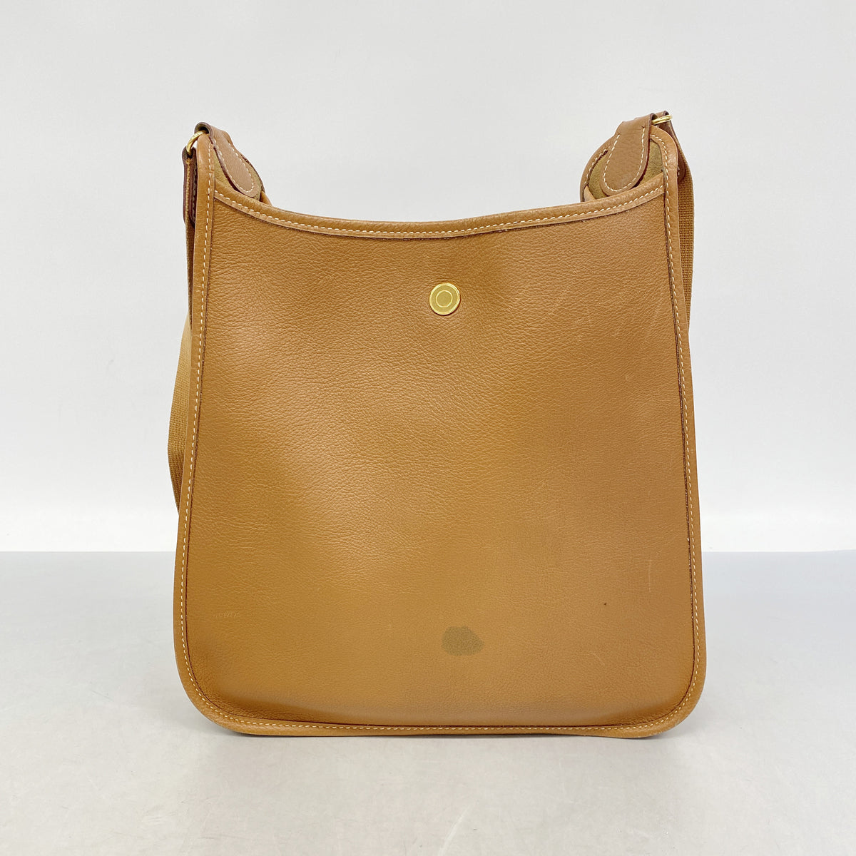 【6ia0618】エルメス ショルダーバッグ ヴェスパPM エバーカラー ゴールド ゴールド金具 □C刻印【中古】レディース