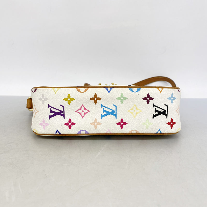 【6ia0620】ルイヴィトン ショルダーバッグ モノグラム・マルチカラー ソローニュ M92661 ブロン【中古】レディース