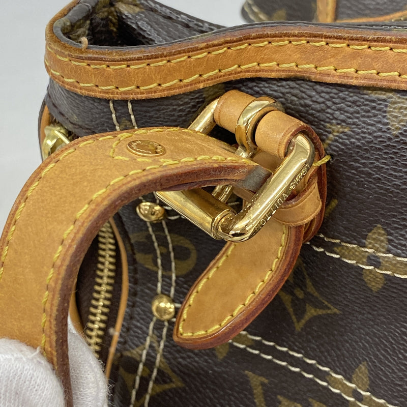 【6ia0621】ルイヴィトン ハンドバッグ モノグラム リヴェット M40140 ブラウン【中古】レディース