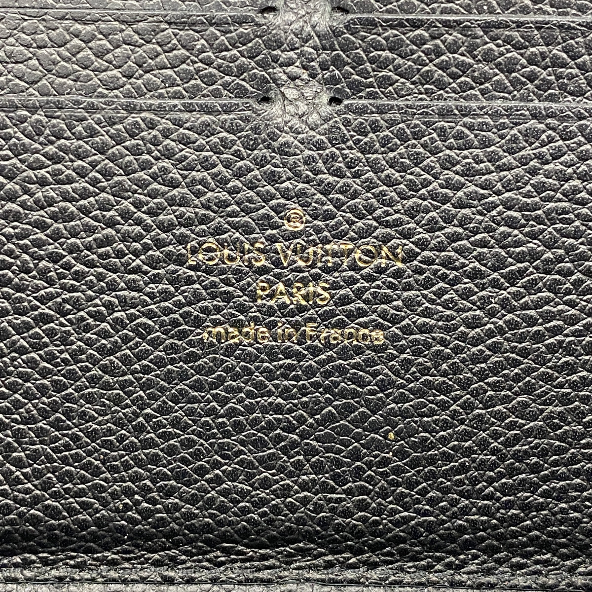 【6ia0623】ルイヴィトン 長財布 モノグラム・アンプラント ポルトフォイユクレマンス M60171 ノワール【中古】レディース