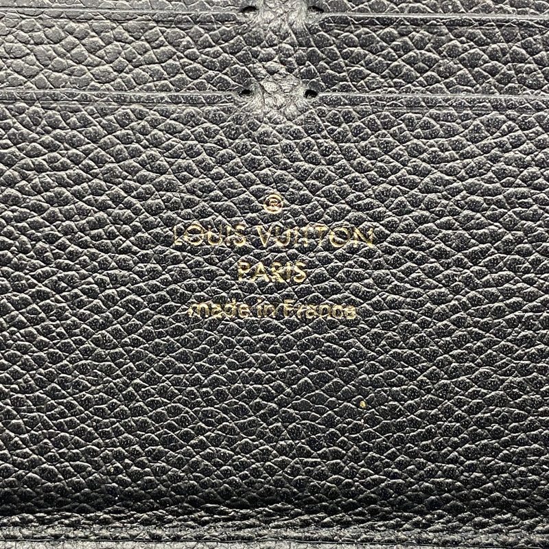 【6ia0623】ルイヴィトン 長財布 モノグラム・アンプラント ポルトフォイユクレマンス M60171 ノワール【中古】レディース