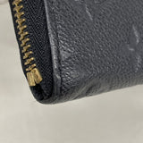 【6ia0623】ルイヴィトン 長財布 モノグラム・アンプラント ポルトフォイユクレマンス M60171 ノワール【中古】レディース