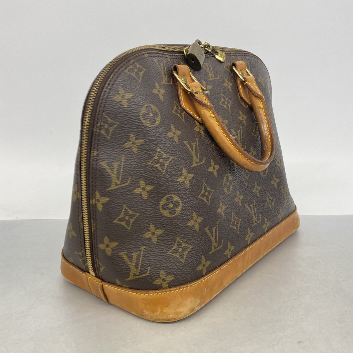 【6ia0636】ルイヴィトン ハンドバッグ モノグラム アルマ M51130 ブラウン【中古】レディース