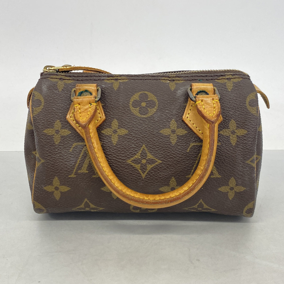 【6ia0640】ルイヴィトン ハンドバッグ モノグラム ミニスピーディ M41534 ブラウン【中古】レディース