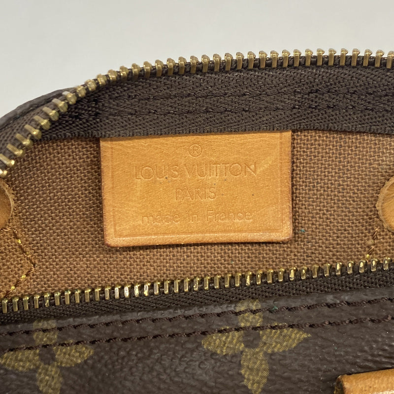 【6ia0640】ルイヴィトン ハンドバッグ モノグラム ミニスピーディ M41534 ブラウン【中古】レディース