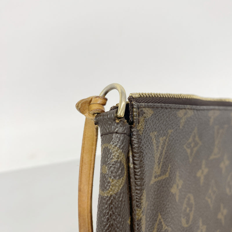 【6ia0642】ルイヴィトン ポーチ モノグラム ポシェットアクセソワール M51980 ブラウン【中古】レディース