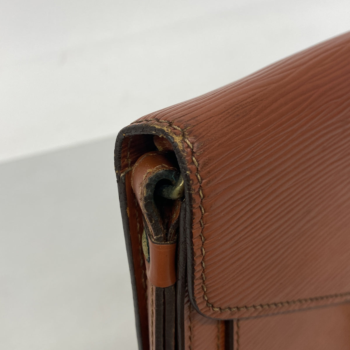 【6ia0649】ルイヴィトン クラッチバッグ エピ ポシェットセリエドラゴンヌ M52613 ケニアブラウン【中古】メンズ