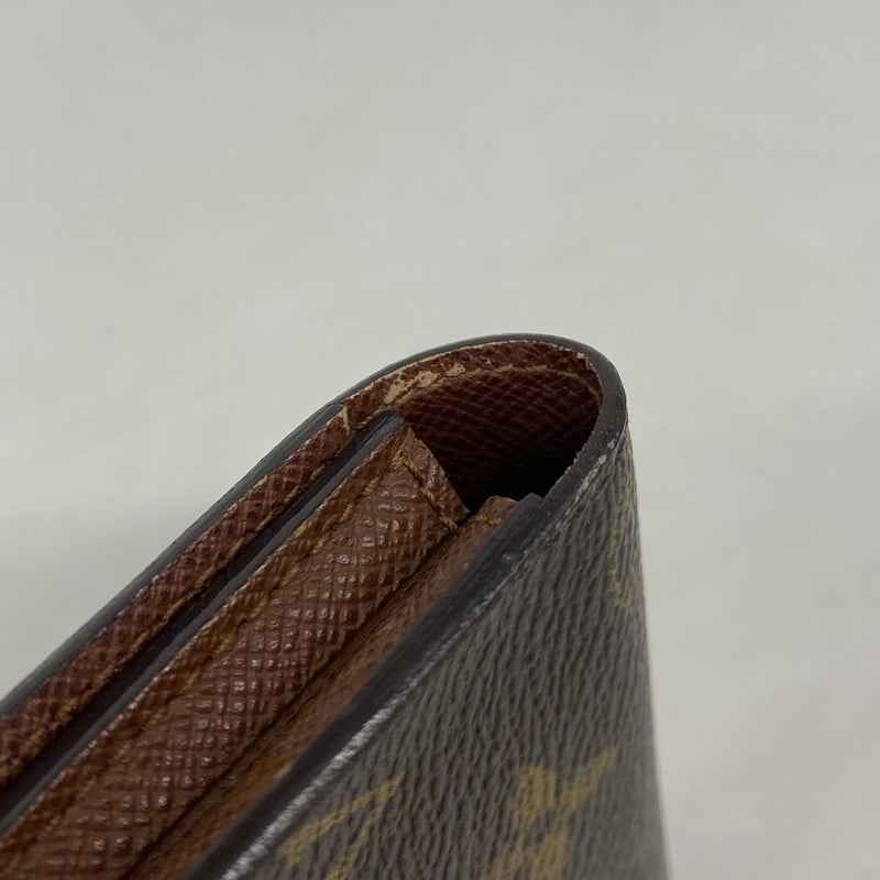 【6ia0673】ルイヴィトン 名刺入れ モノグラム アンヴェロップカルトドゥヴィジット M62920 ブラウン【中古】メンズ レディース ユニセックス