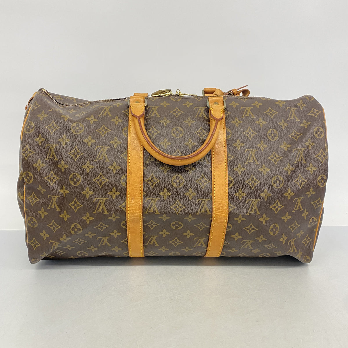 【6ia0692】ルイヴィトン ボストンバッグ モノグラム キーポル50 M41426 ブラウン【中古】メンズ レディース ユニセックス