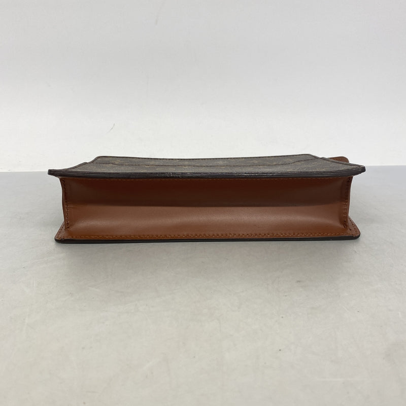 【6ia0694】ルイヴィトン クラッチバッグ モノグラム ポシェットオム M51795 ブラウン【中古】メンズ