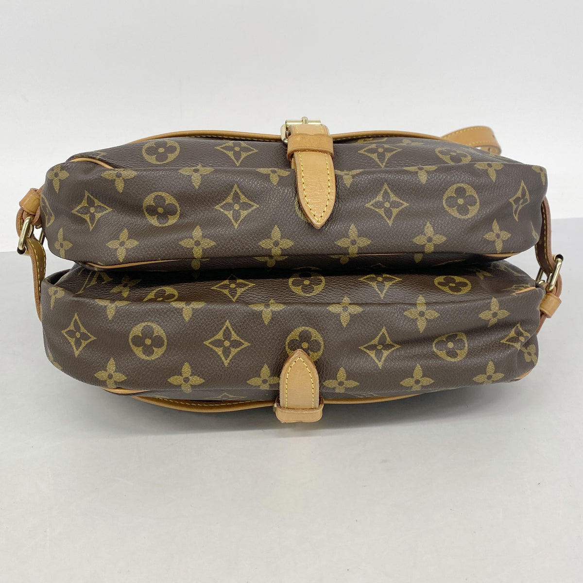 【6ia0696】ルイヴィトン ショルダーバッグ モノグラム ソミュール30 M42256 ブラウン【中古】レディース