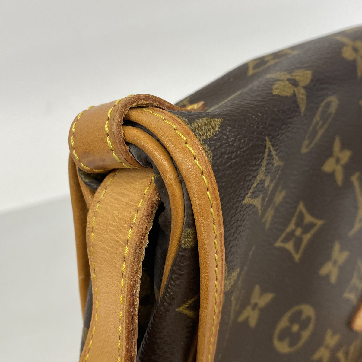 【6ia0696】ルイヴィトン ショルダーバッグ モノグラム ソミュール30 M42256 ブラウン【中古】レディース