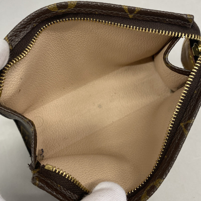 【6ia0698】ルイヴィトン ポーチ モノグラム ポッシュトワレット15 M47546 ブラウン【中古】レディース