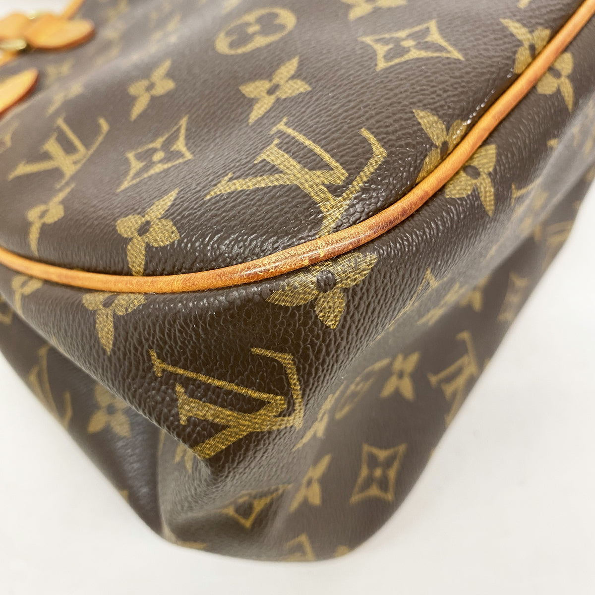 【6ia0705】ルイヴィトン トートバッグ モノグラム バティニョールオリゾンタル M51154 ブラウン【中古】レディース