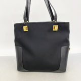 【6ia0712】サルヴァトーレフェラガモ トートバッグ ナイロン ブラック ゴールド金具【中古】レディース