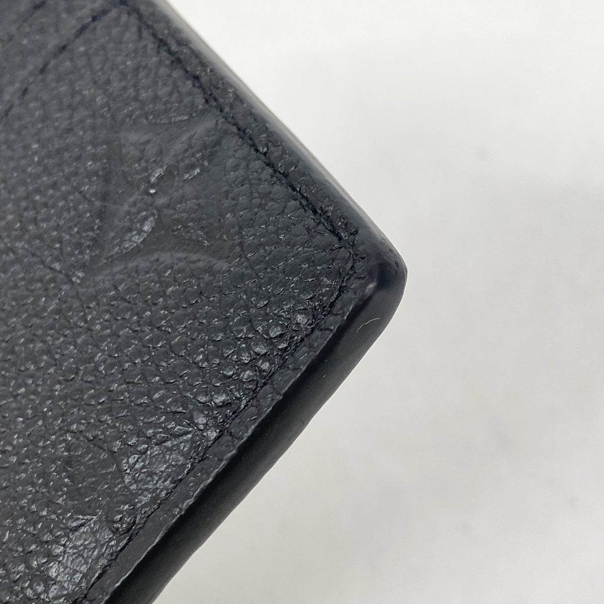 【6ia0721】ルイヴィトン カードケース モノグラム・アンプラント ポルトカルトLVチャーム M82132 ノワール【中古】レディース