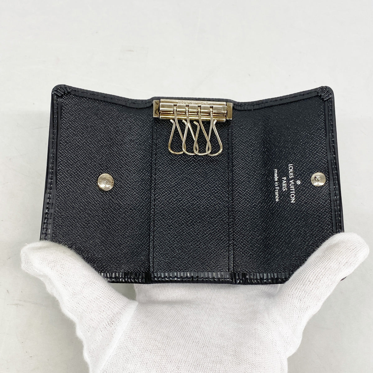 【6ia0730】ルイヴィトン キーケース エピ ミュルティクレ4 M63822 ノワール【中古】メンズ レディース ユニセックス
