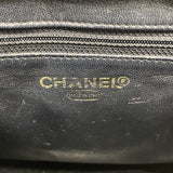 【6ia0731】シャネル トートバッグ 復刻トート キャビアスキン ブラック ゴールド金具【中古】レディース