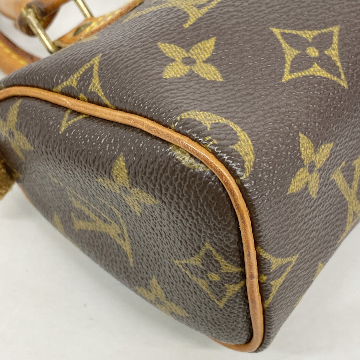 【6ia0738】ルイヴィトン ハンドバッグ モノグラム ミニスピーディ M41534 ブラウン【中古】レディース