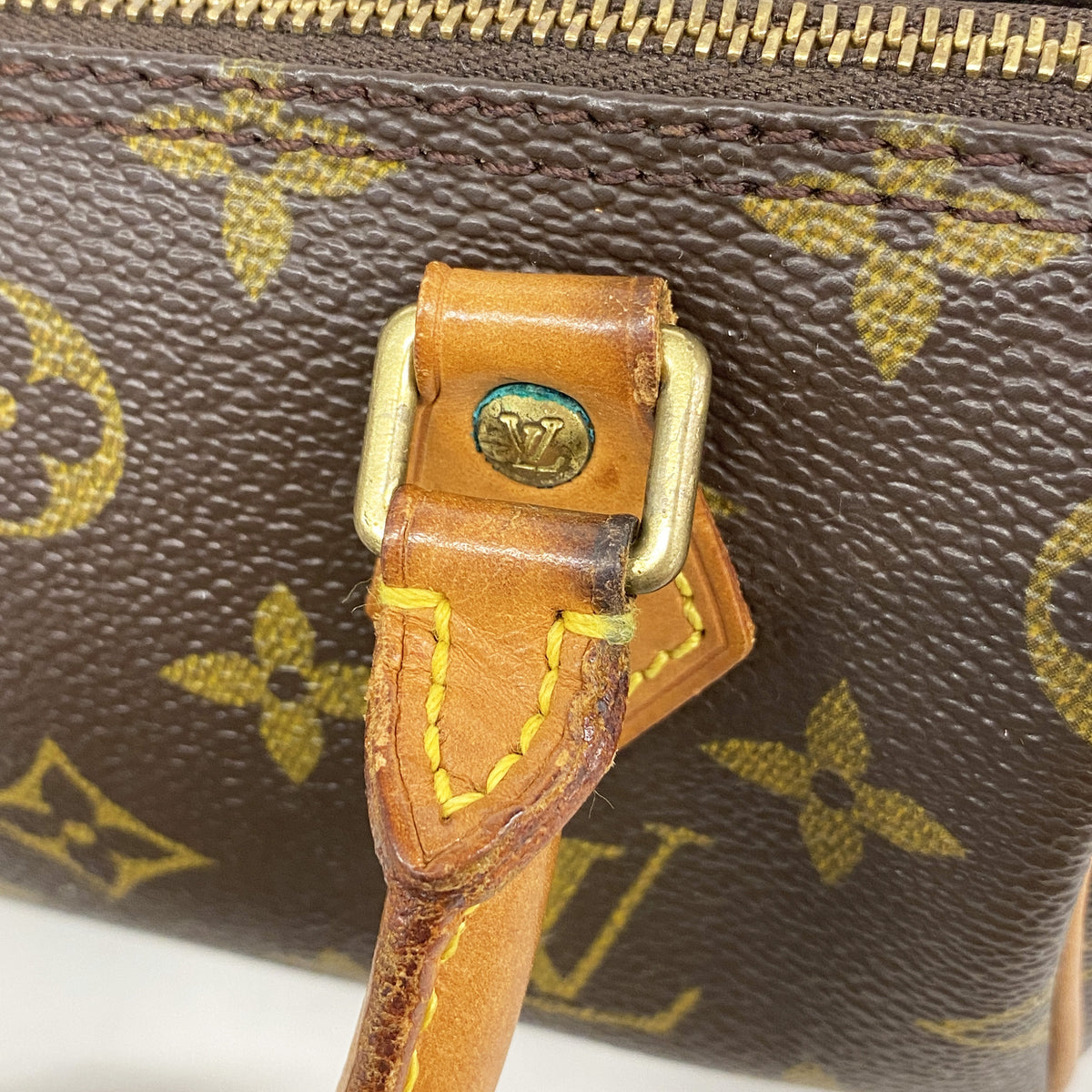 【6ia0738】ルイヴィトン ハンドバッグ モノグラム ミニスピーディ M41534 ブラウン【中古】レディース