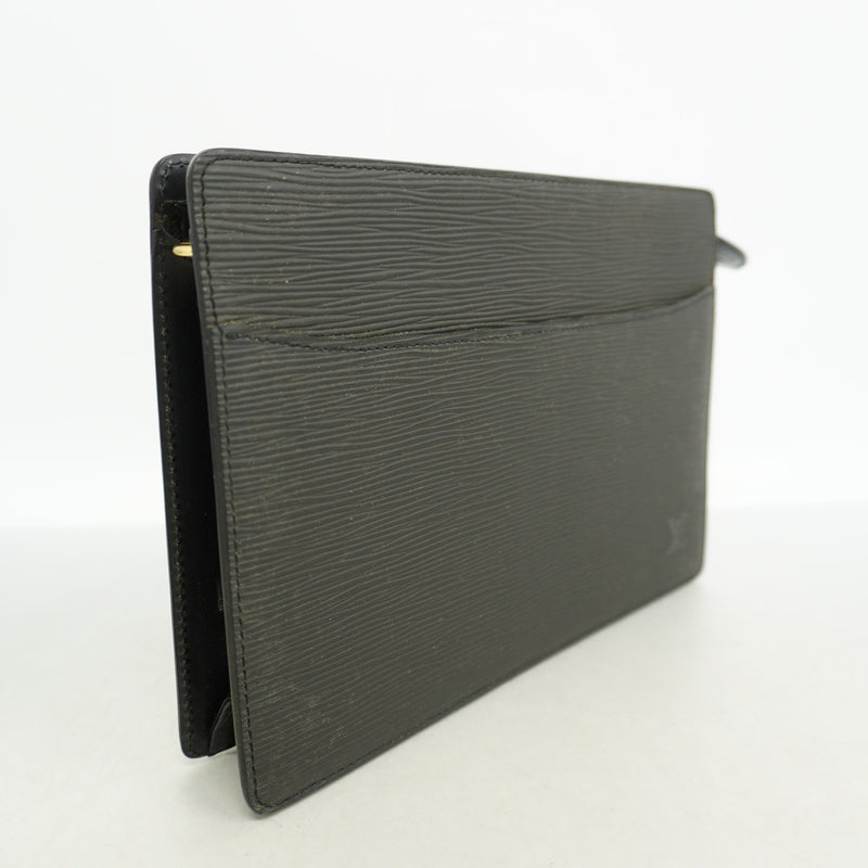 【6ia0759】ルイヴィトン クラッチバッグ エピ ポシェットオム M52522 ノワール【中古】メンズ