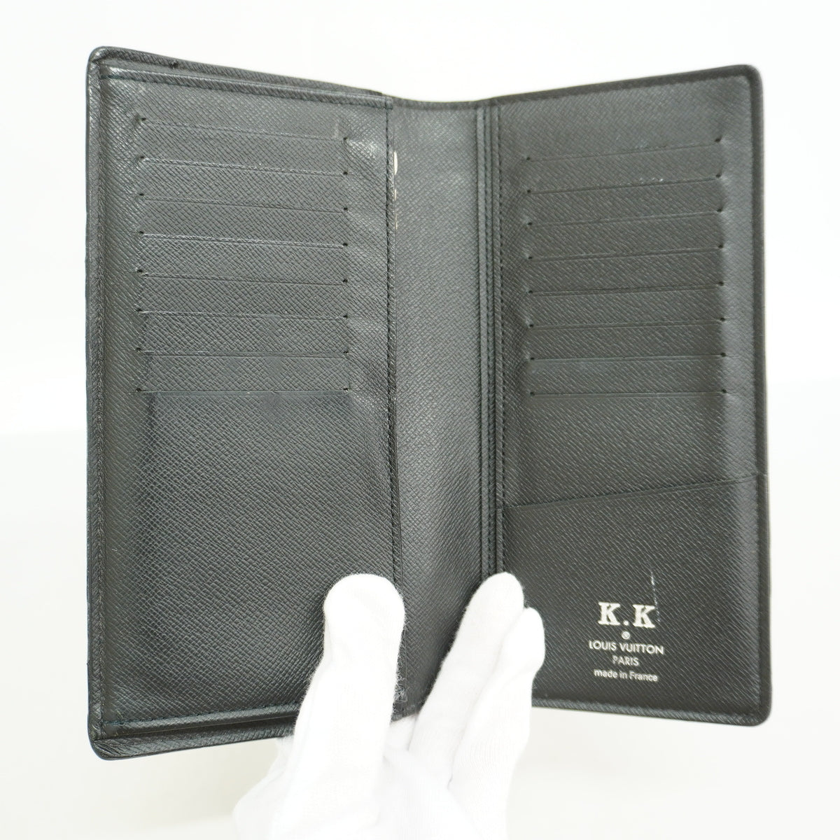 【6ia0760】ルイヴィトン 長財布 タイガ ポルトフォイユブラザ M30501 ノワール【中古】メンズ