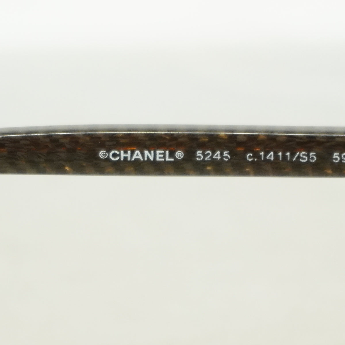 【6ia0764】シャネル サングラス 5245 プラスチック ブラウン シルバー金具【中古】レディース