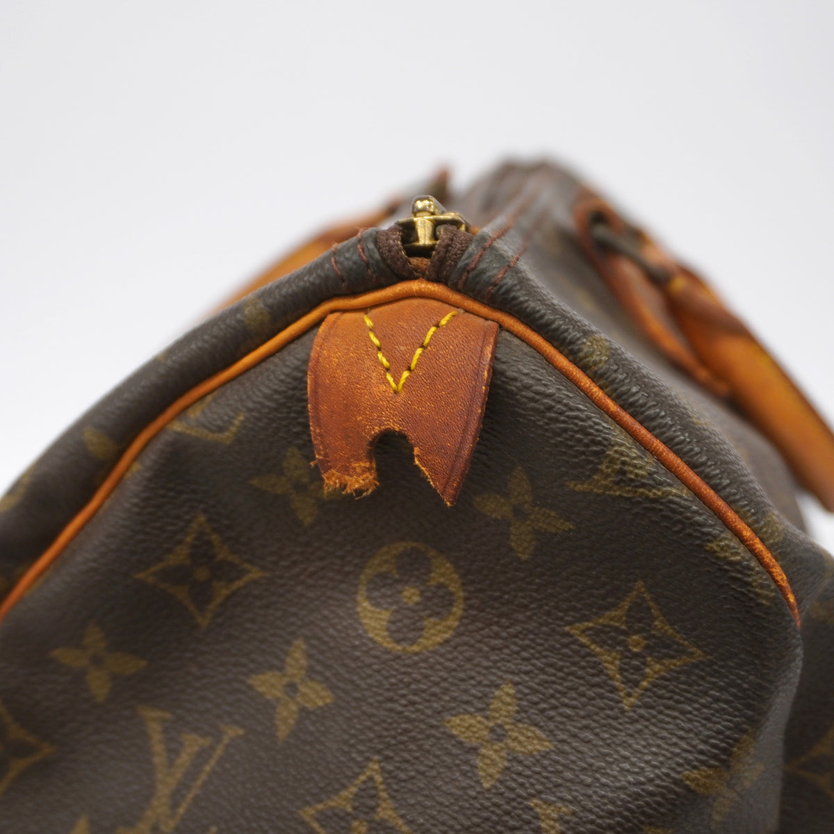 【6ia0778】ルイヴィトン ハンドバッグ モノグラム スピーディ35 M41107 ブラウン【中古】レディース
